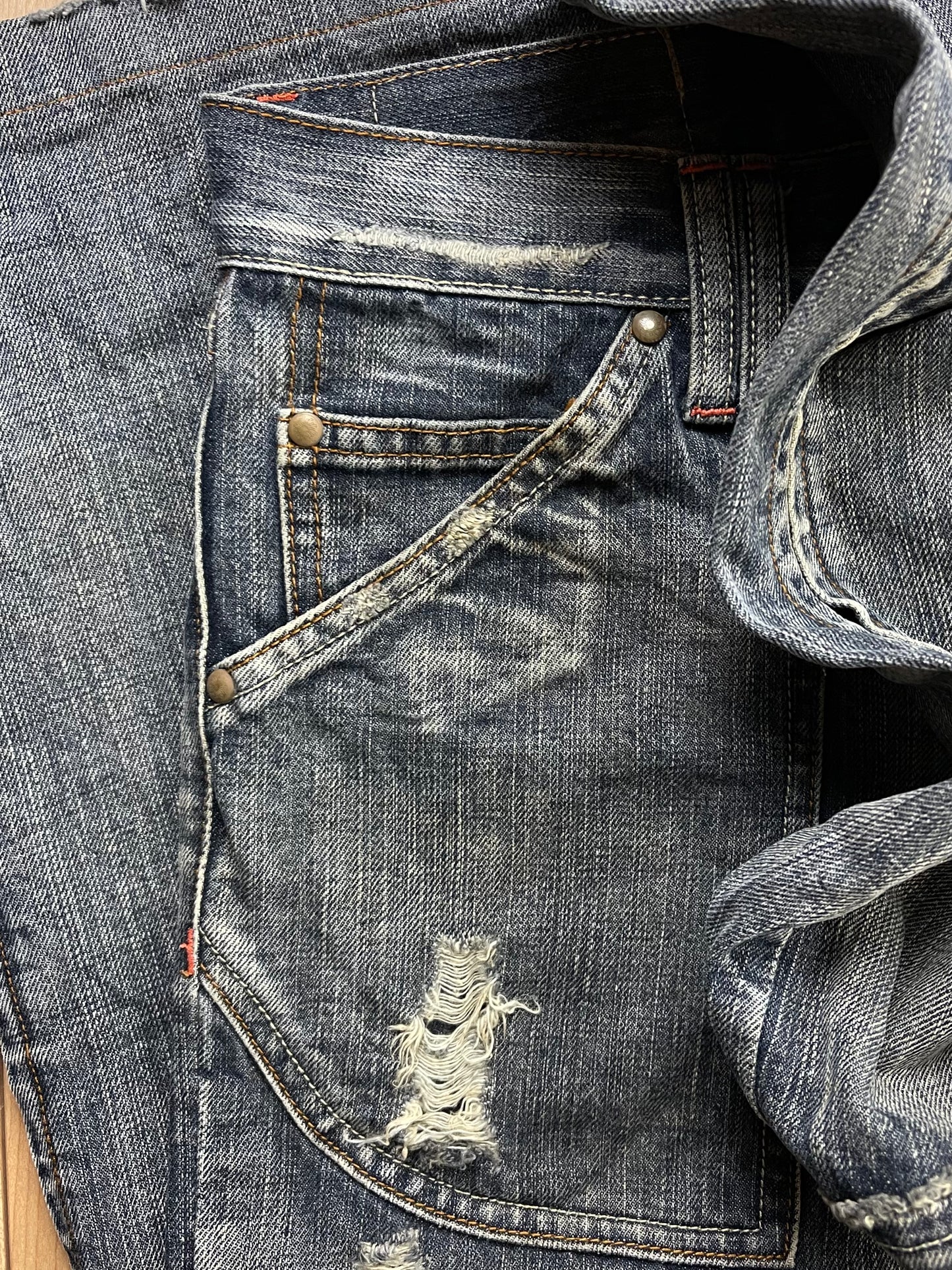 Tornado Mart Flare Cut Distressed Grey Denim – Alex Maxamenko Tornado Mart Flare Cut Distressed Grey Denim – Alex Maxamenko