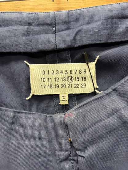 Maison Margiela Sun-Faded Workwear Blue Straight Leg Pants