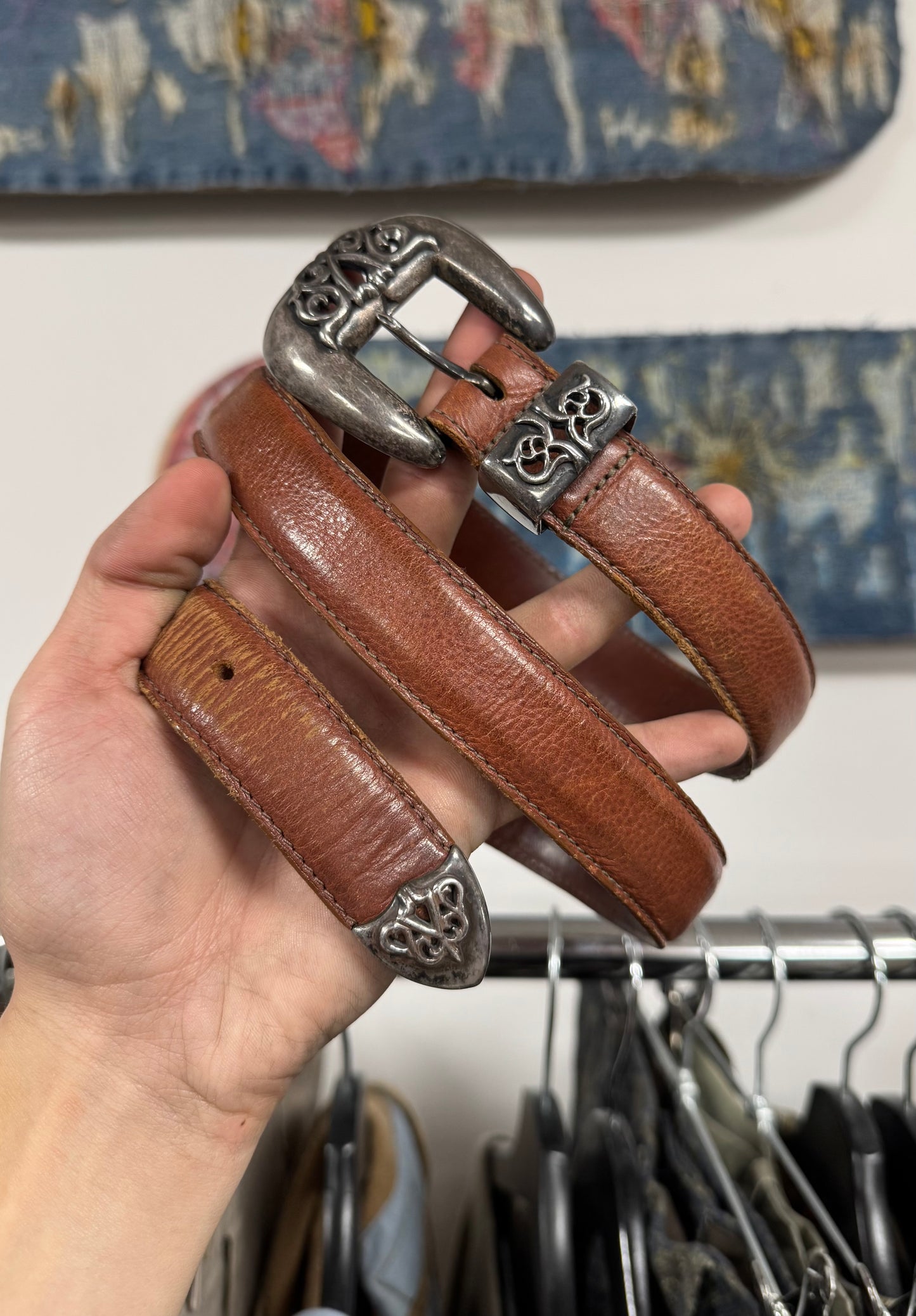 Chrome Hearts ‘3 Piece’ Western Buckle Belt