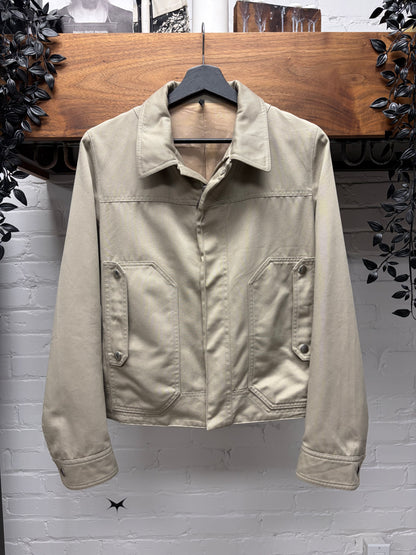 SS2008 Dior Homme ‘Untitled’ Cropped Tan Denim Jacket