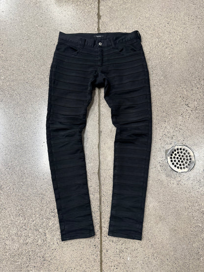 AW2013 Undercover ‘Anatomicouture’ Hagi Black Layered Skinny Jeans
