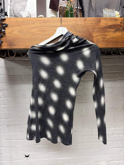 AW2008 Maison Martin Margiela Asymmetric ‘Off the Shoulder’ Long Sleeve Shirt
