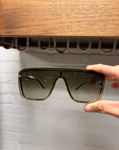 Saint Laurent ‘SL 364 Mask’ Aviator Sunglasses