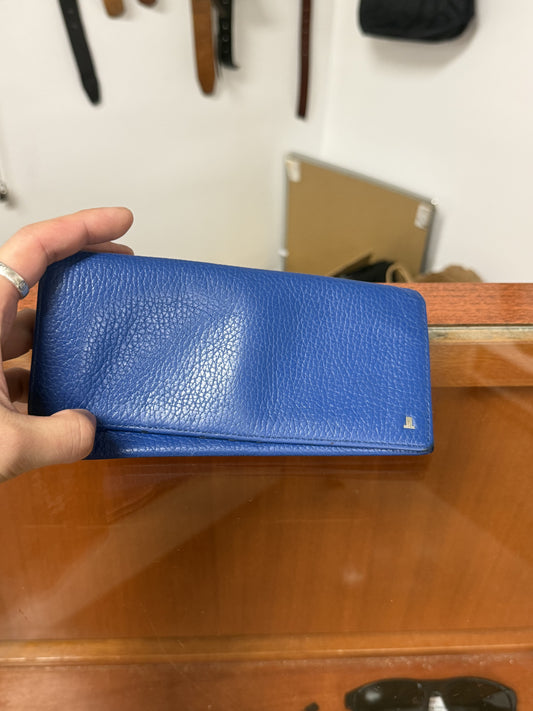 Lanvin Blue Leather Wallet