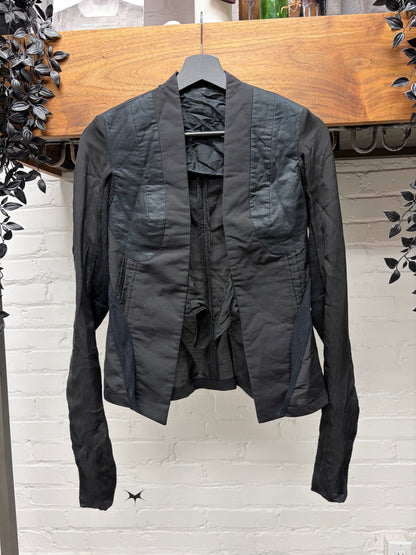 SS2006 Rick Owens ‘Tungsten’ Silk/Mohair Panelled Jacket