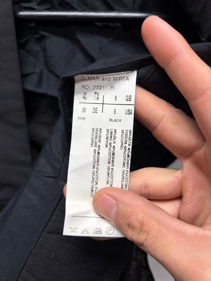 SS2006 Rick Owens ‘Tungsten’ Silk/Mohair Panelled Jacket