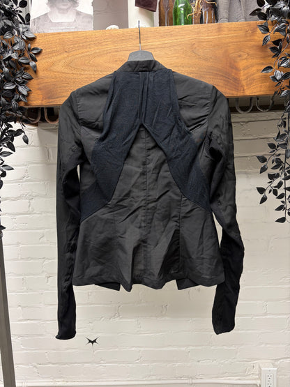 SS2006 Rick Owens ‘Tungsten’ Silk/Mohair Panelled Jacket