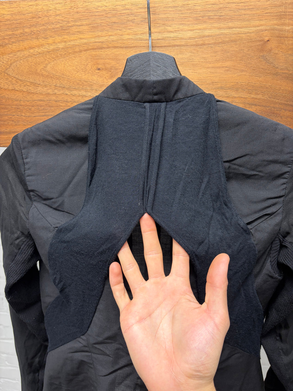 SS2006 Rick Owens ‘Tungsten’ Silk/Mohair Panelled Jacket