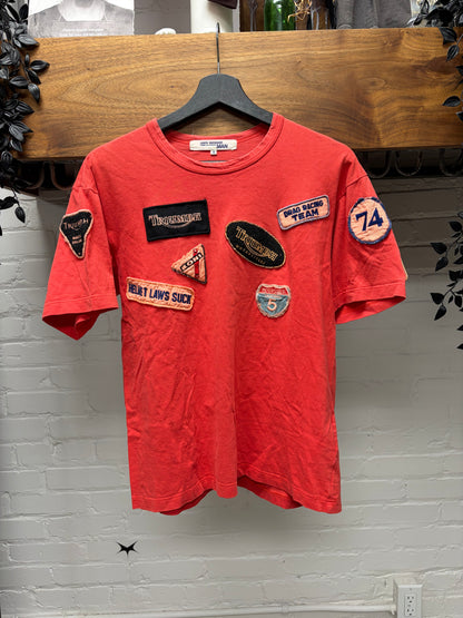 AW2002 Junya Watanabe ‘Motorcross’  Patched Badge Short Sleeve T-Shirt