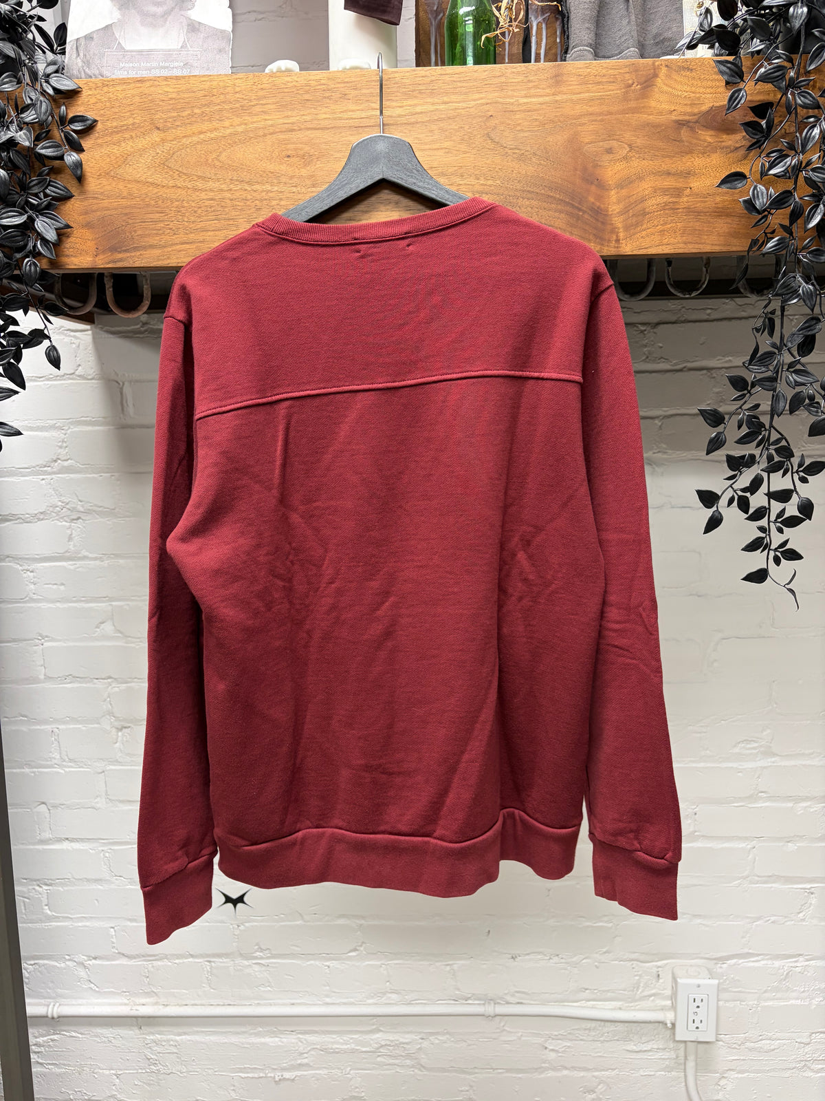 SS2015 Undercover ‘See no Evil’ Dark Red Cotton Sweatshirt