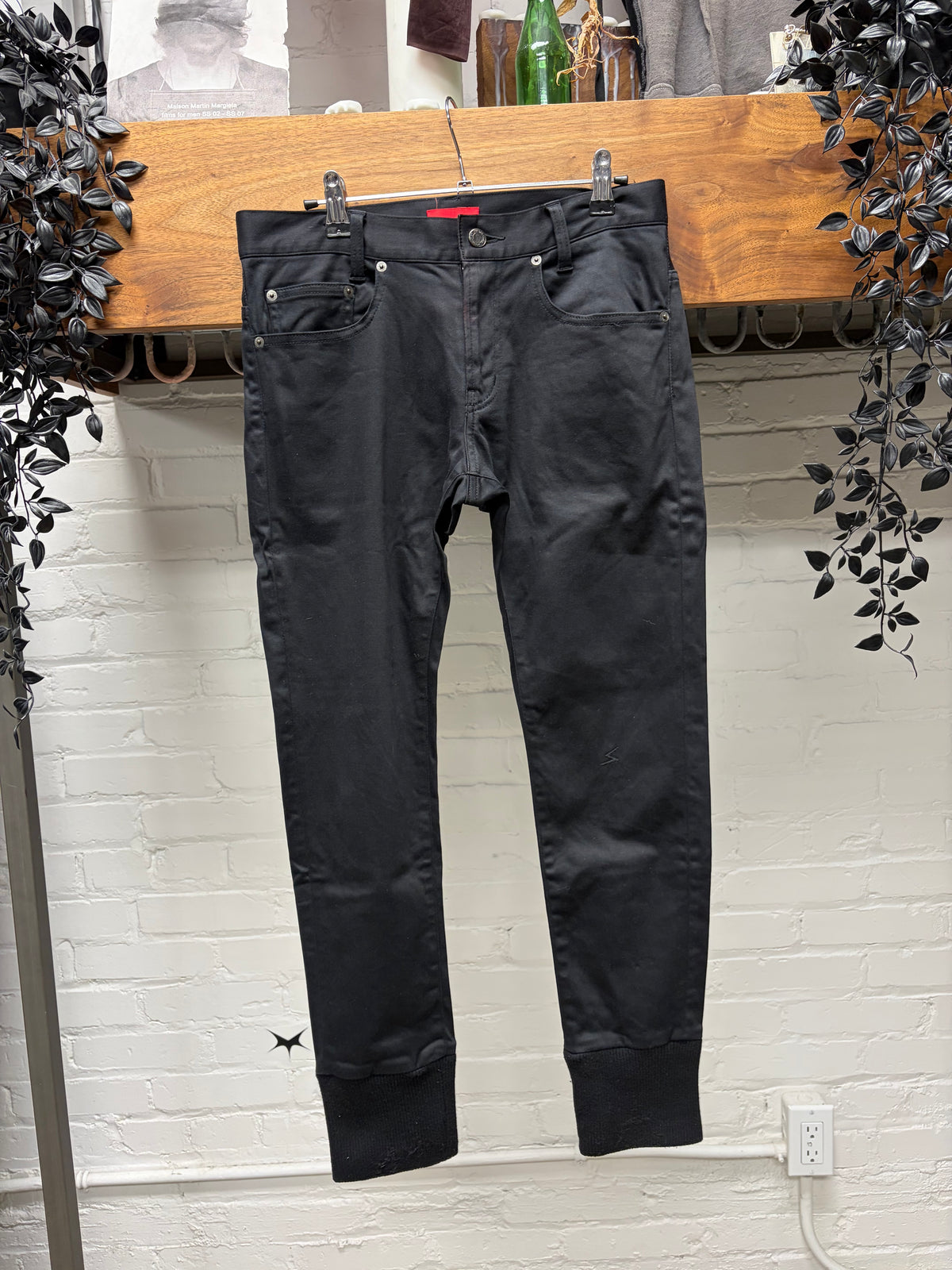 SS2007 Undercover ‘Purple’ Cummerbund Masked Face Pocket Skinny Jeans