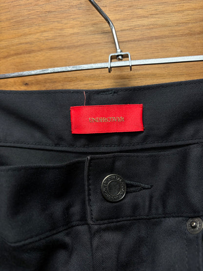 SS2007 Undercover ‘Purple’ Cummerbund Masked Face Pocket Skinny Jeans