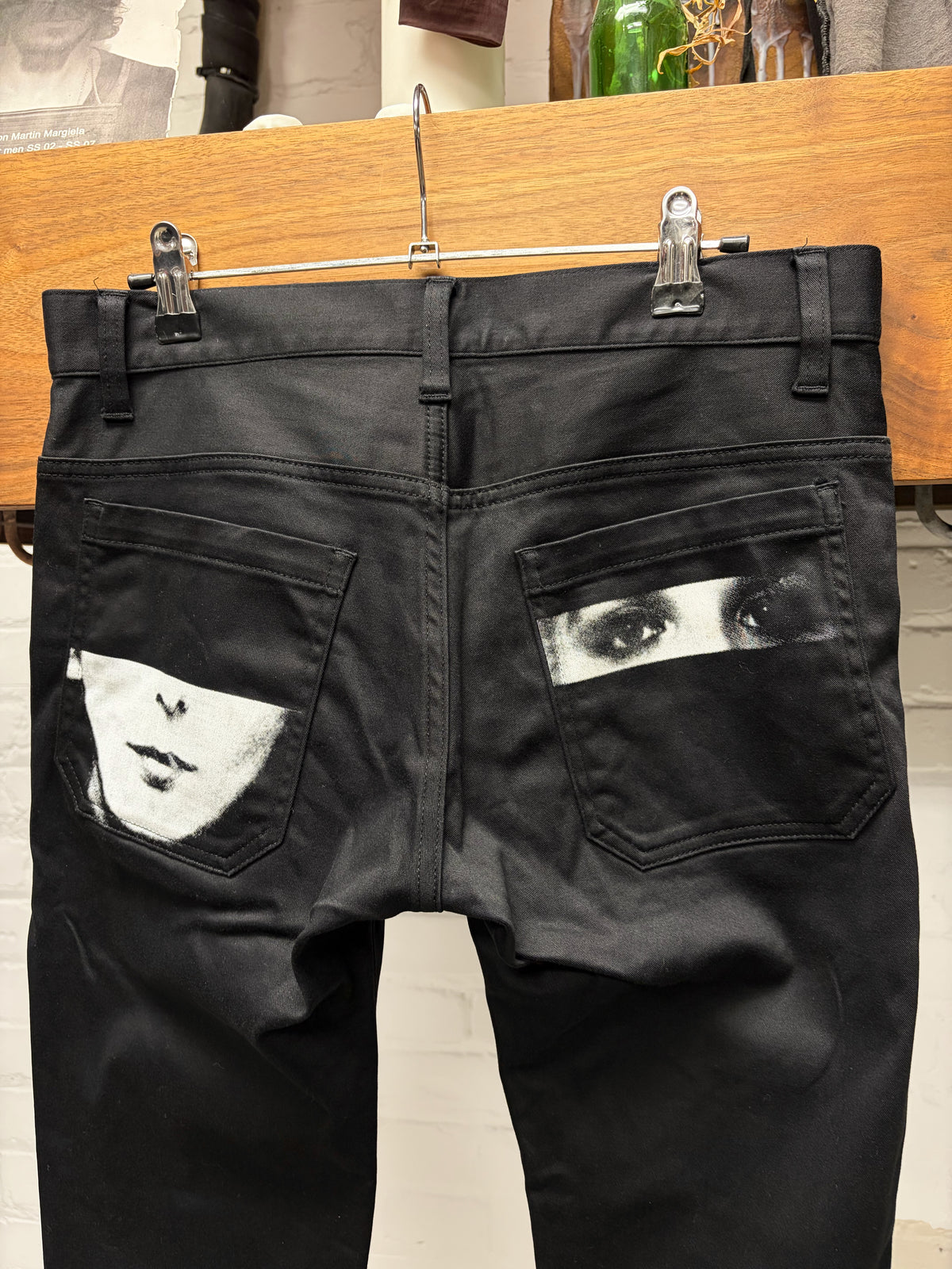 SS2007 Undercover ‘Purple’ Cummerbund Masked Face Pocket Skinny Jeans