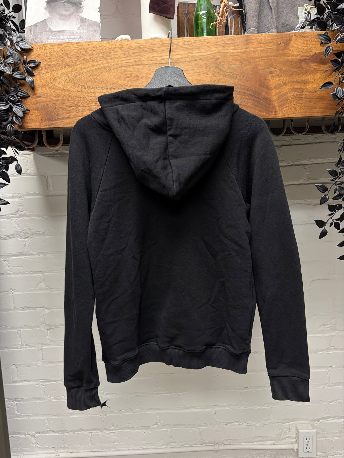 2013 Saint Laurent by Hedi Slimane ‘Chain Distressed’ Black Pullover Hoodie