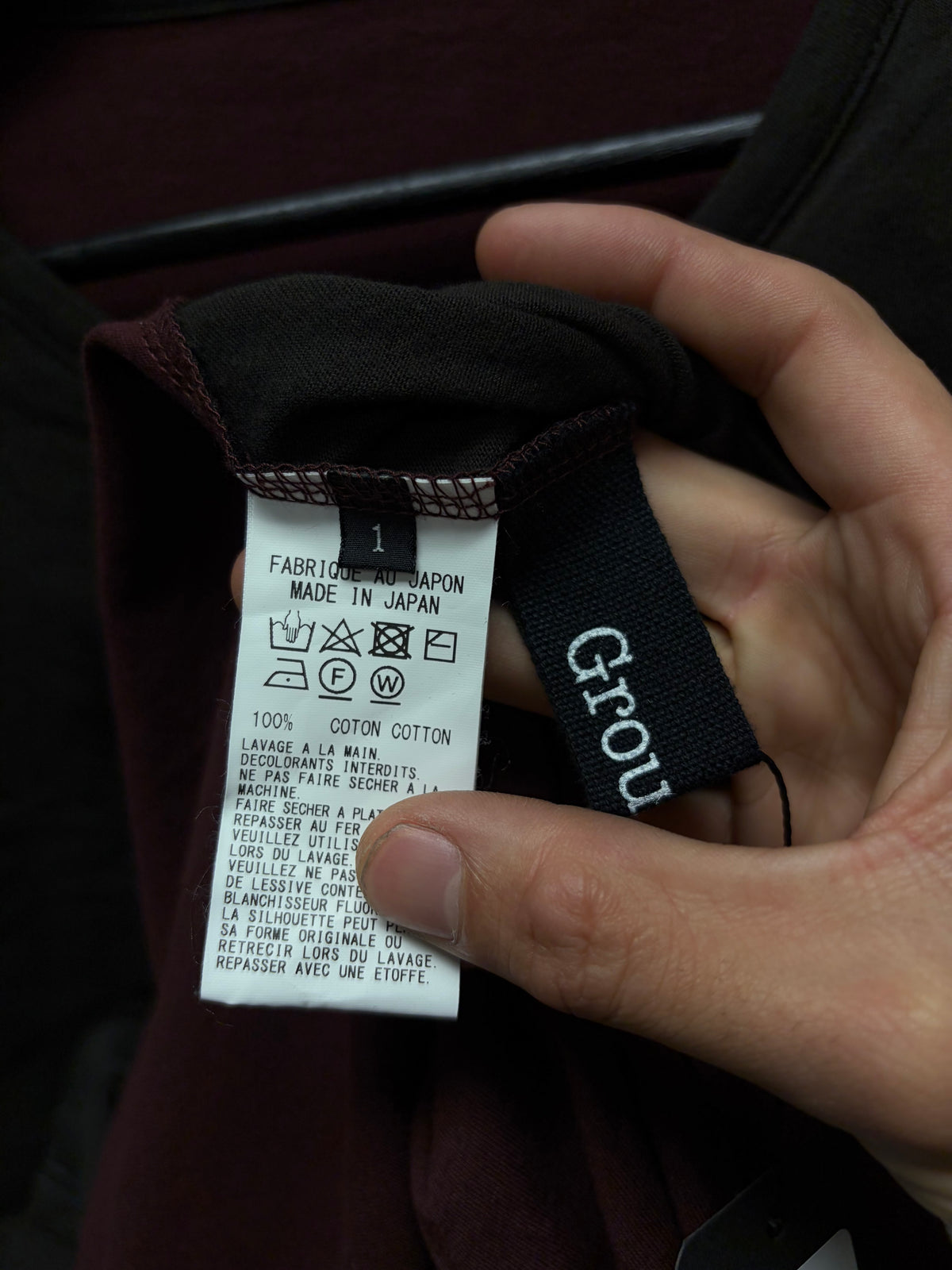 Yohji Yamamoto ‘Ground Y’ Reconstructed Cotton Long Sleeve Shirt