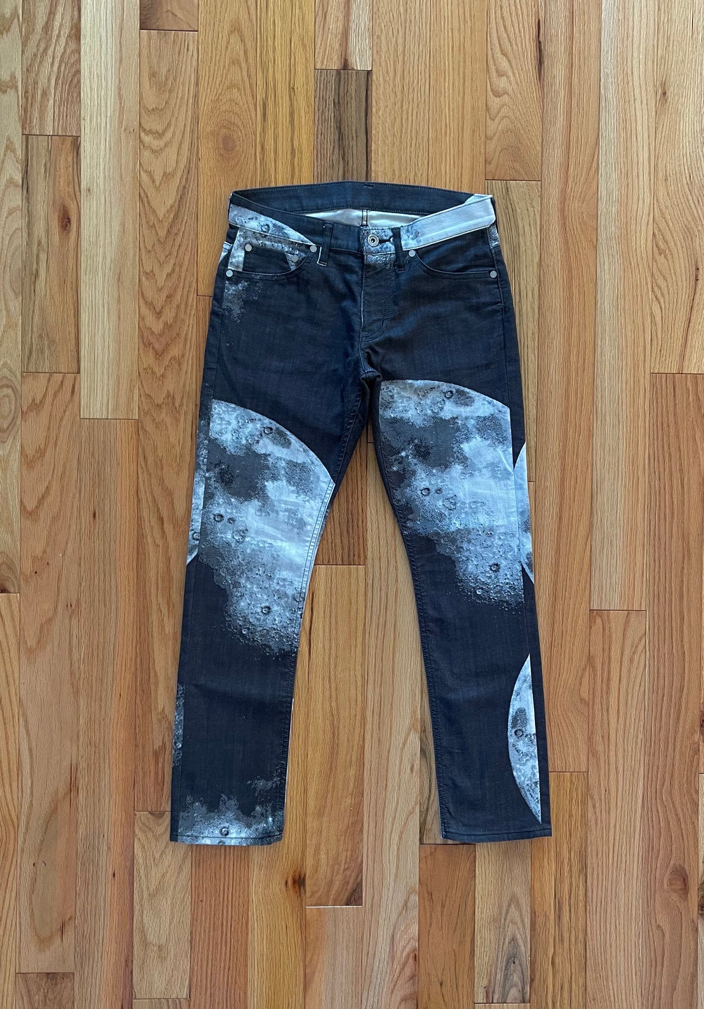 Issey Miyake APOC Moon Print Denim