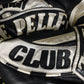 Vintage 1990s Pelle Pelle Soda Club Silver Leather Jacket