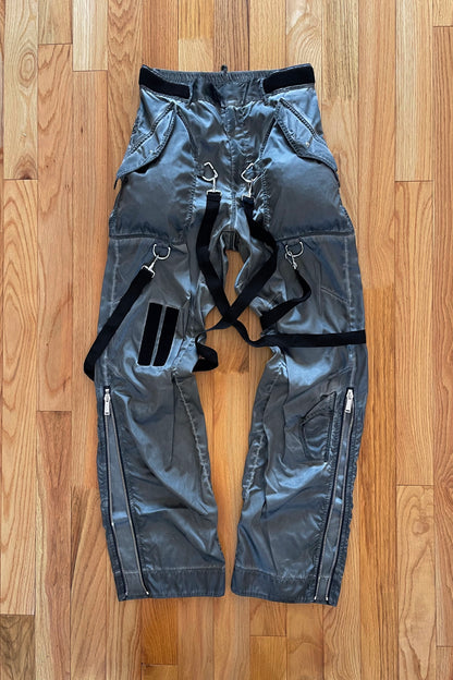 AW2021 Dsquared2 Bondage Strap Nylon Cargo Pants