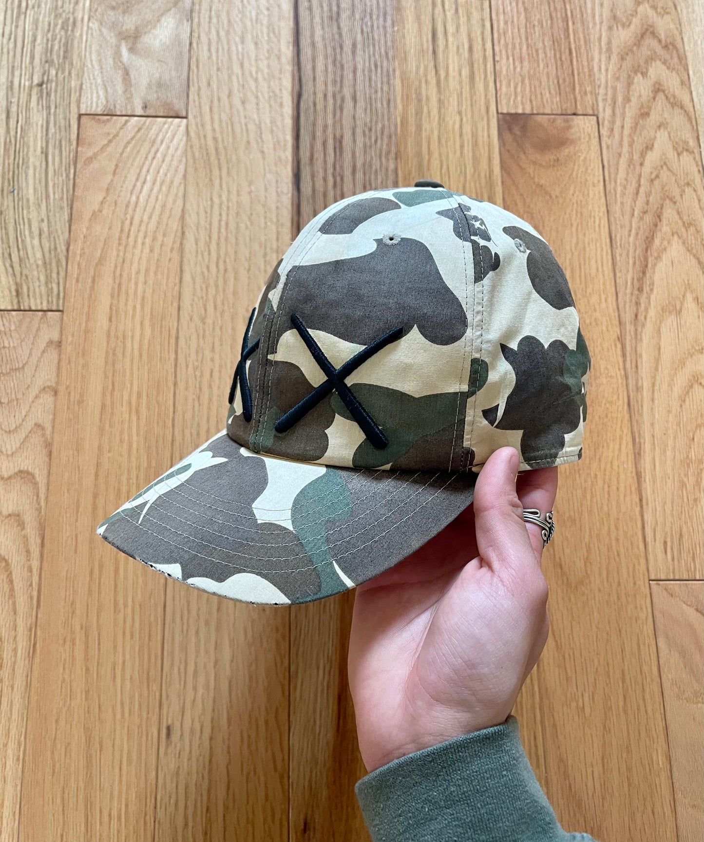 2006 Bape Kaws Camo Baseball Cap