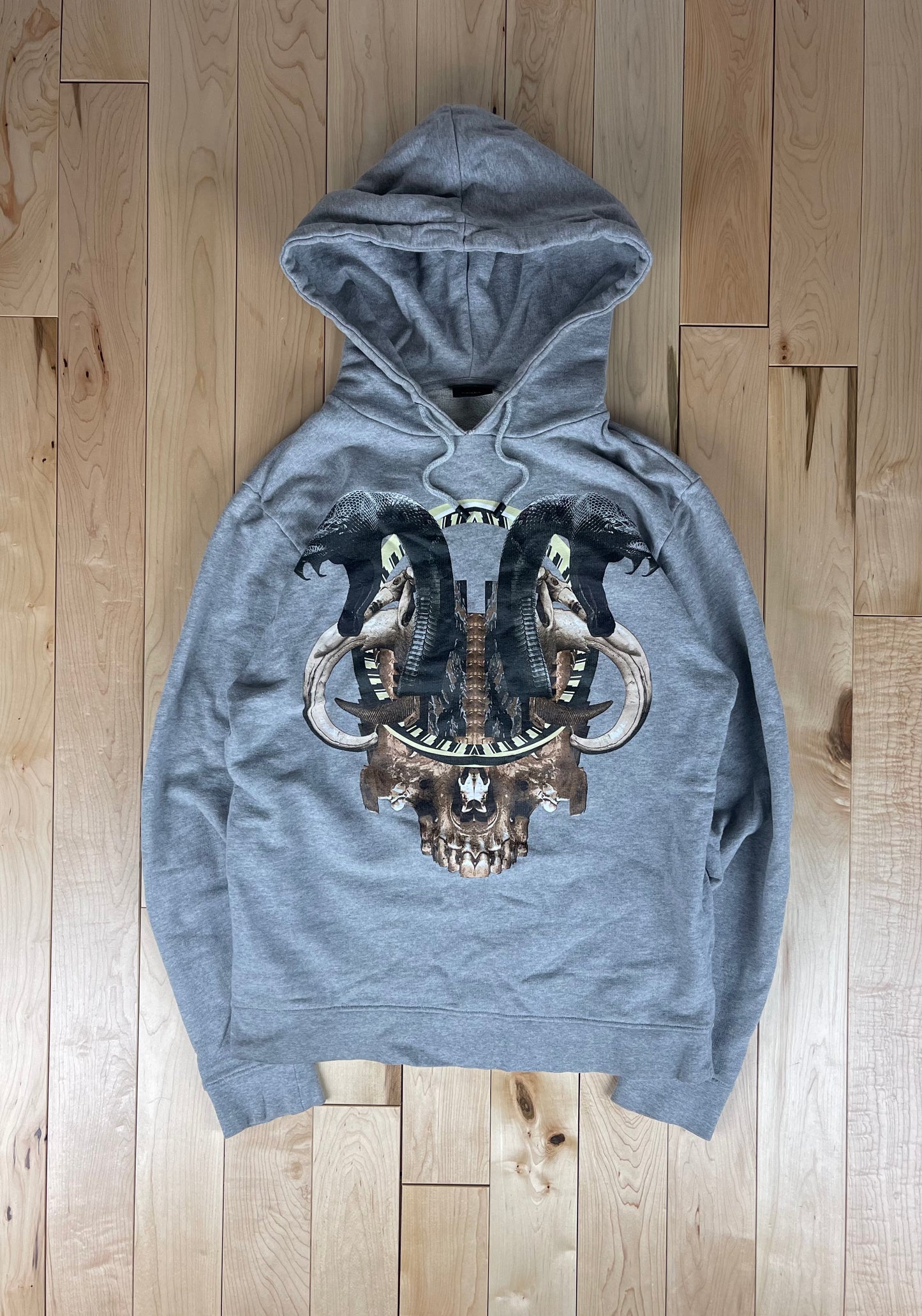 Marcelo Burlon Snakes and Skulls Graphic Pullover Hoodie