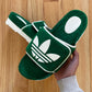 SS2022 Gucci x Adidas GG Monogram Oversized Platform Slides