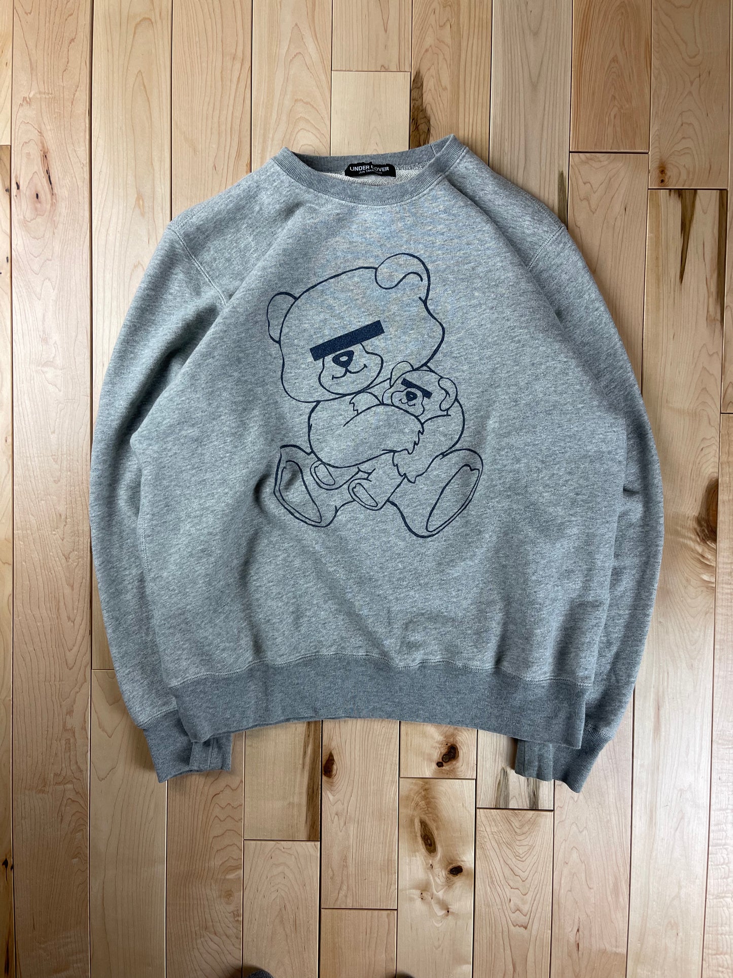 Undercover Bear Graphic Heather Grey Sweatshirt