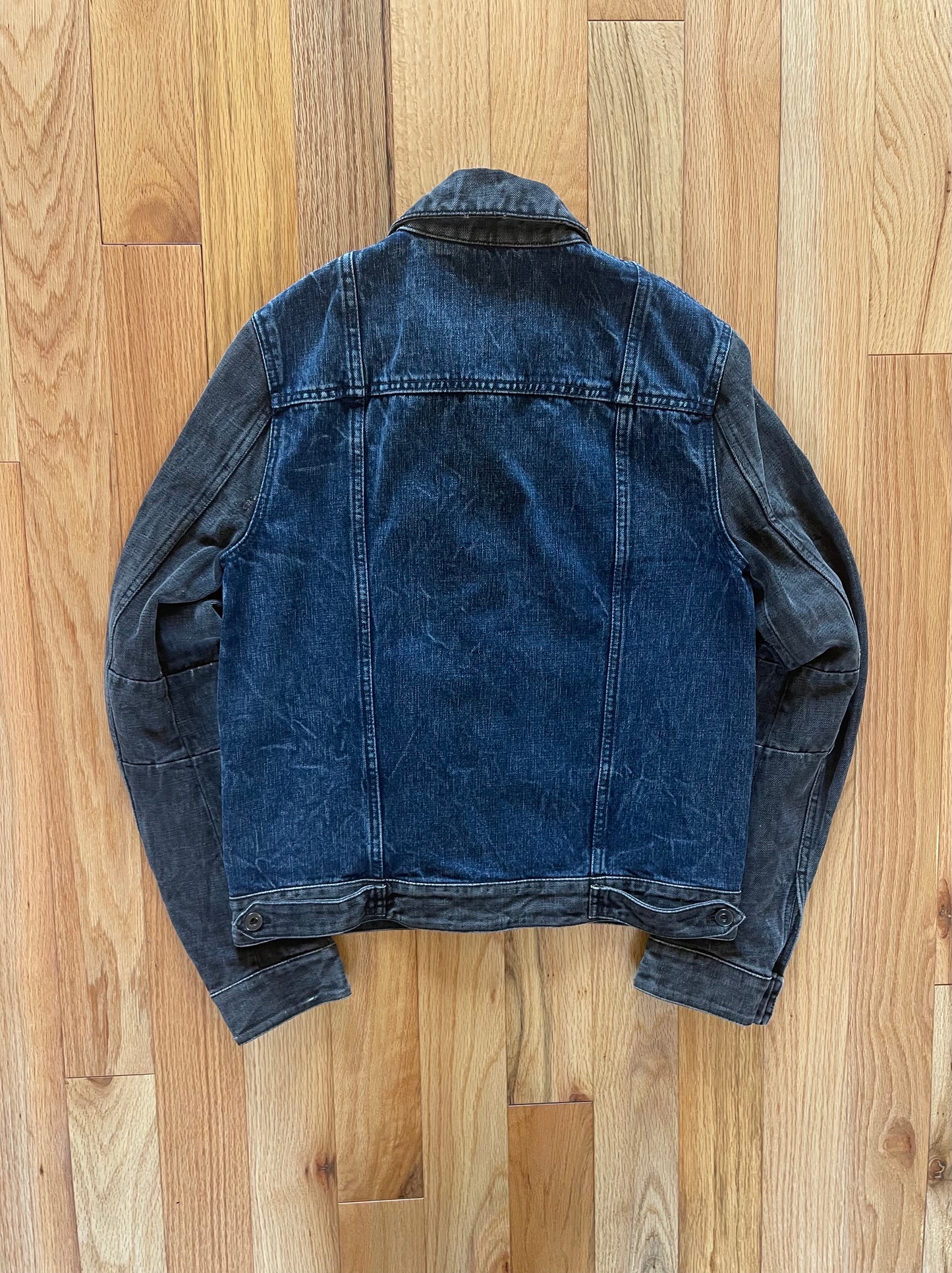 AW2010 Balenciaga Reconstructed Hybrid Denim Jacket