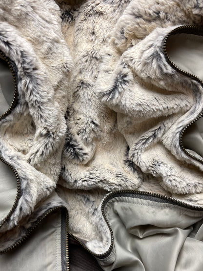 Ne-Net Issey Miyake Cat Ears Fur Zip Up Hoodie