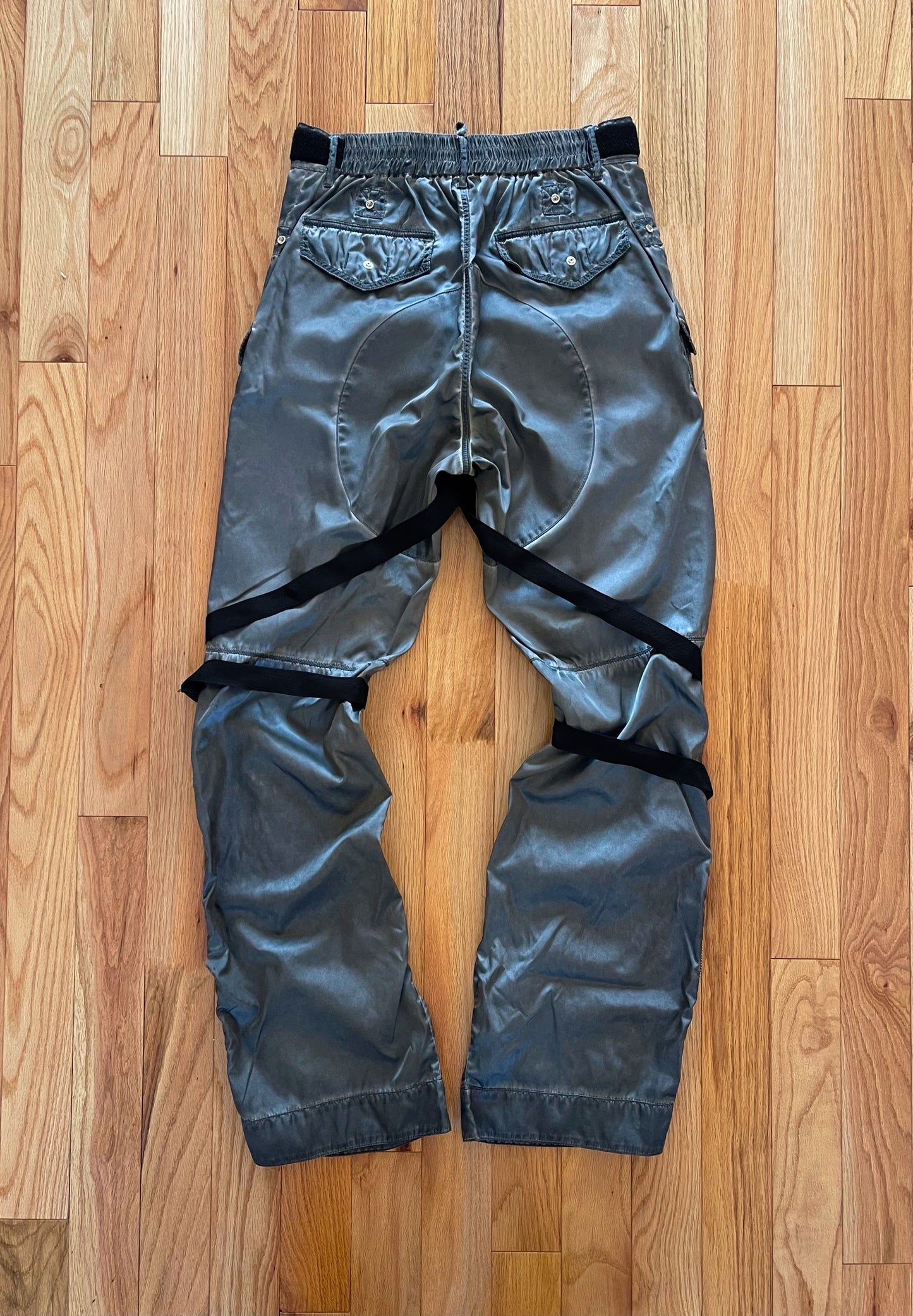 AW2021 Dsquared2 Bondage Strap Nylon Cargo Pants