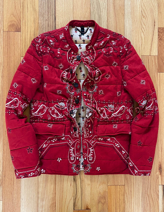 AW2015 Burberry Prorsum Paisley Quilted Mandolin Jacket