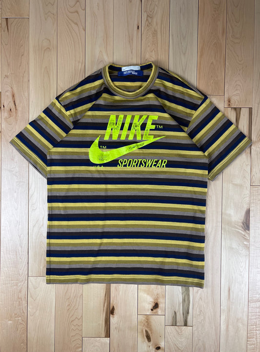 SS2004 Junya Watanabe x Nike Striped Graphic Tee