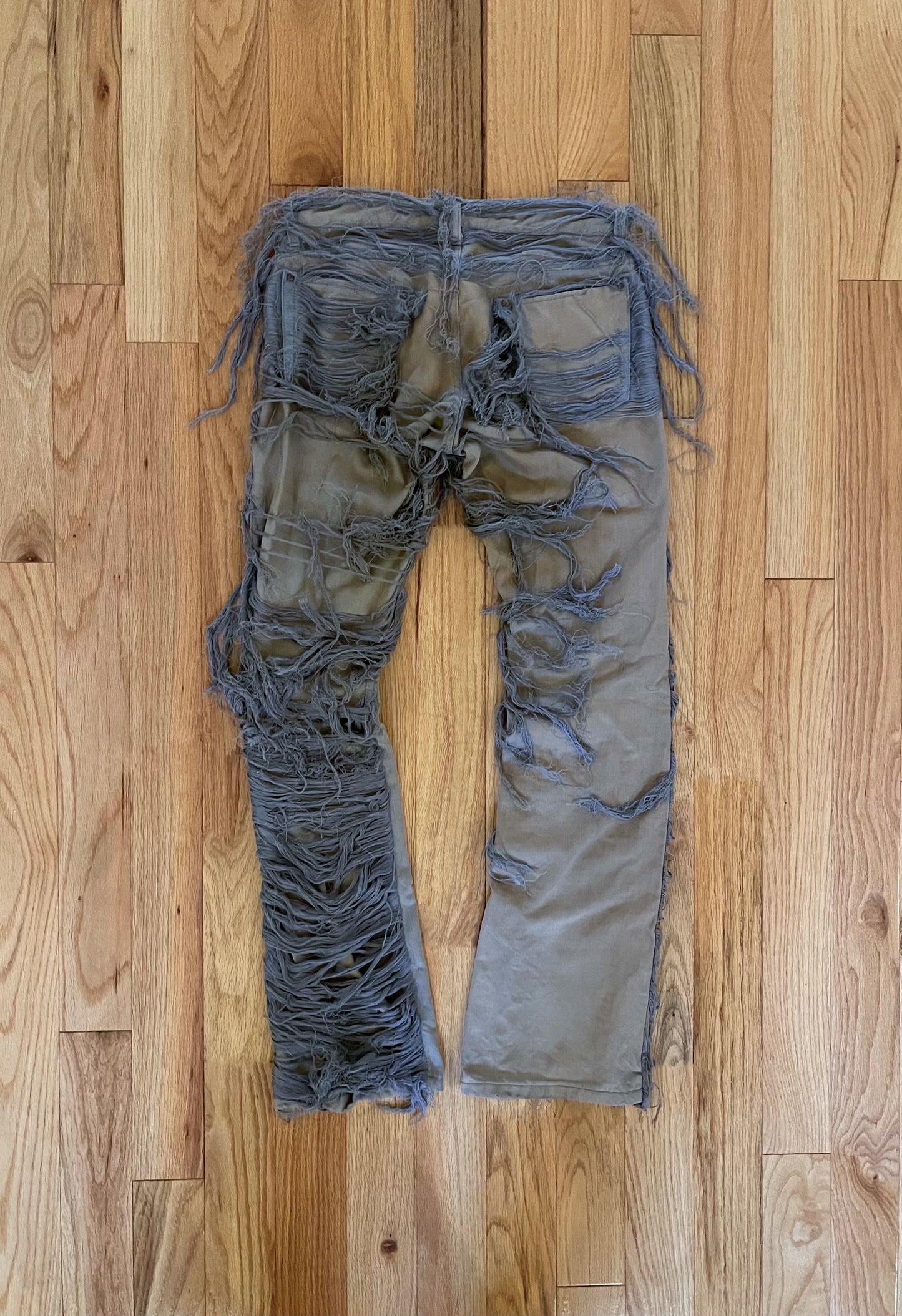 AW2007 Mihara Yasuhiro Mummy Distressed Denim