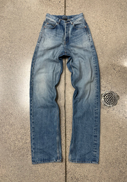 2024 Saint Laurent ‘D60’ Straight Leg Blue Denim