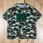 Early 2000s Comme Des Garcons Homme Camo Graphic T-Shirt