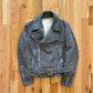 Early 2000s Helmut Lang Herringbone Wool Biker Jacket