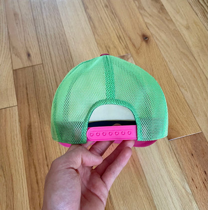 Early 2000s Baby Milo by Bape Rhinestone Logo Trucker Hat