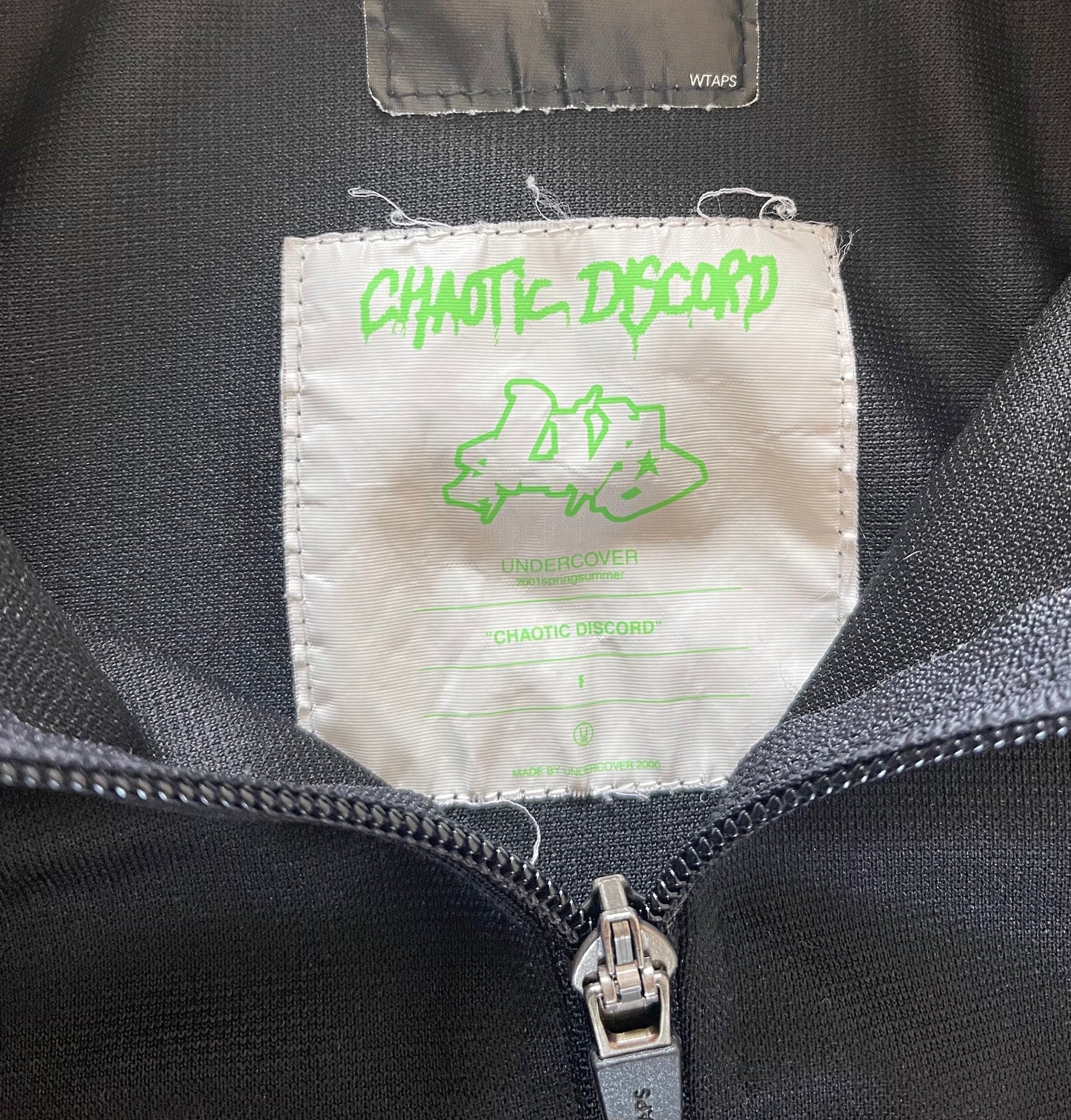 SS2001 Undercover x Wtaps Chaptic Discord Track Jacket