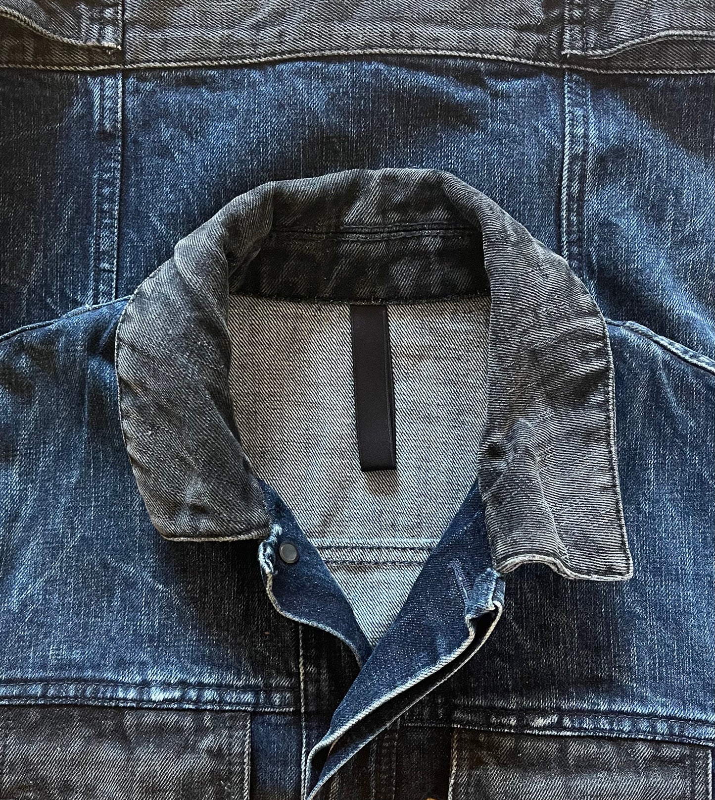 AW2010 Balenciaga Reconstructed Hybrid Denim Jacket