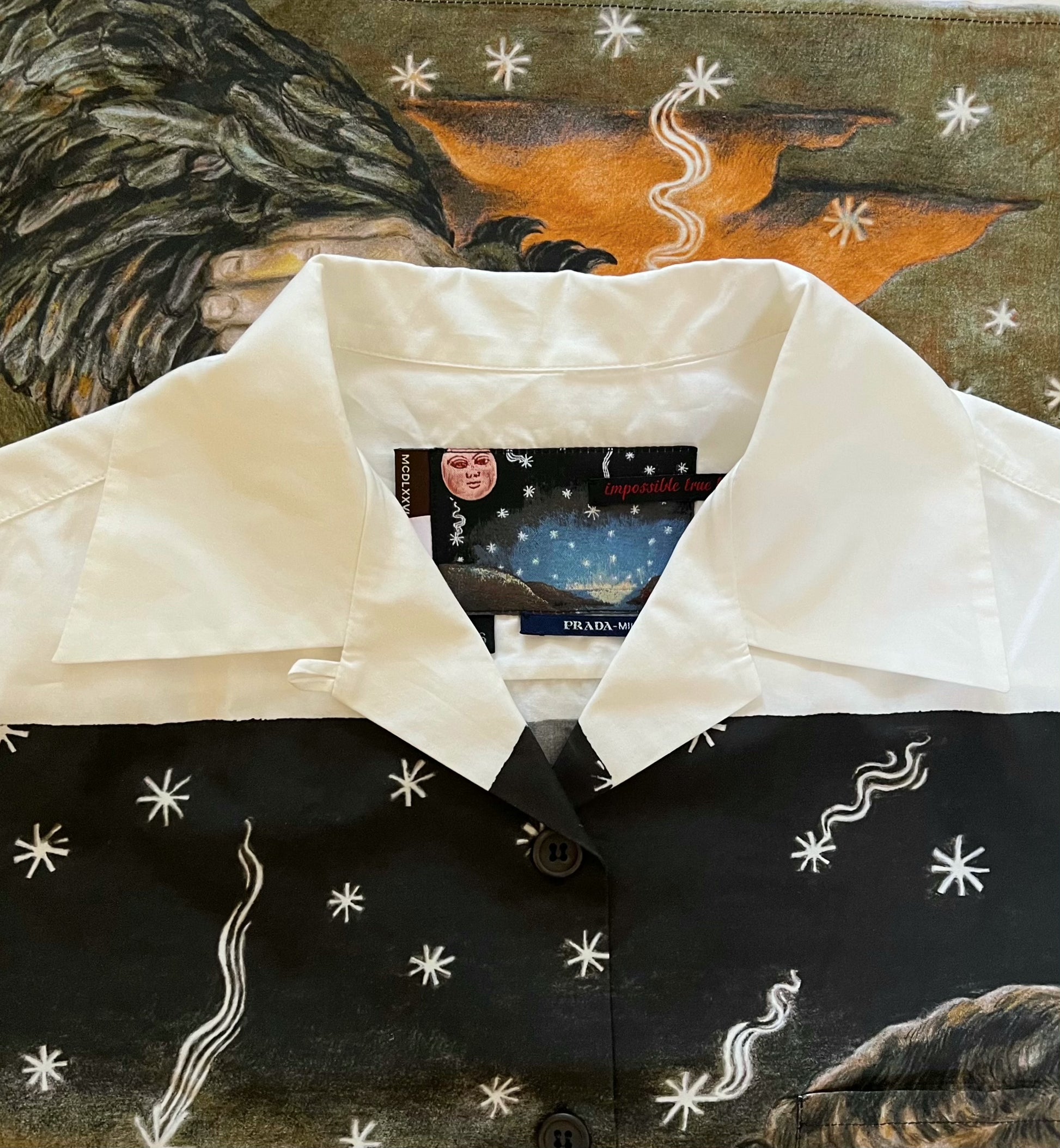 AW2016 Prada True Impossible Love Camp Collar Shirt – Alex AW2016 Prada True Impossible Love Camp Collar Shirt – Alex