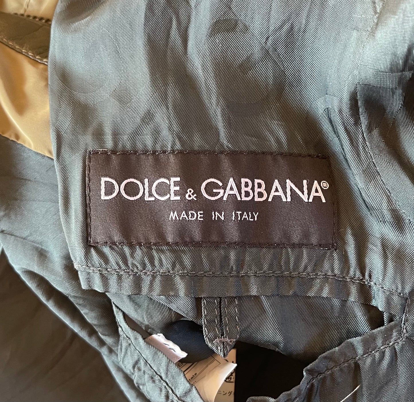 Early 2000’s Dolce & Gabbana Nylon Triple Zip Cargo Jacket