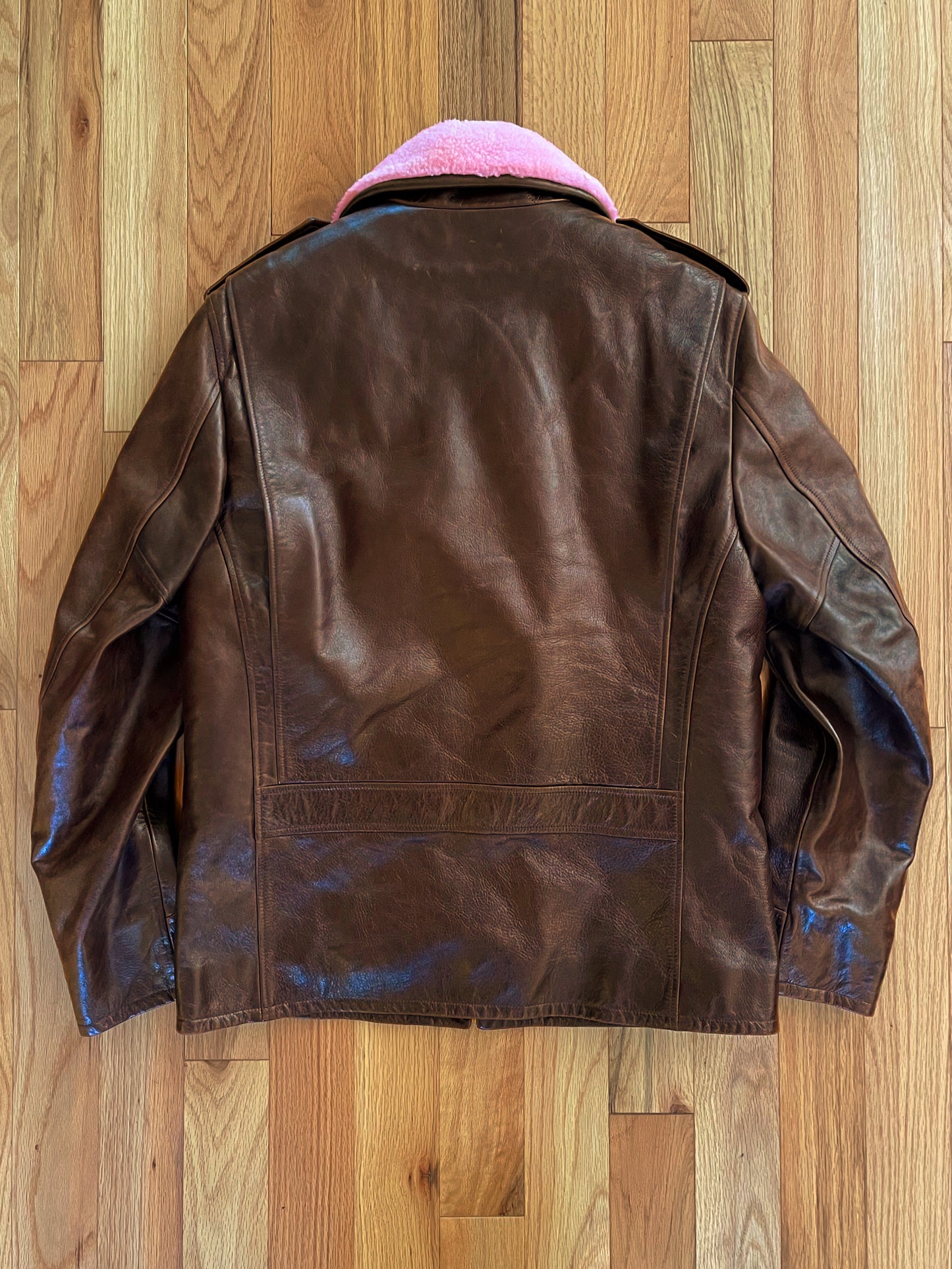 AW2017 CK by Raf Simons Horse Leather Bomber Jacket