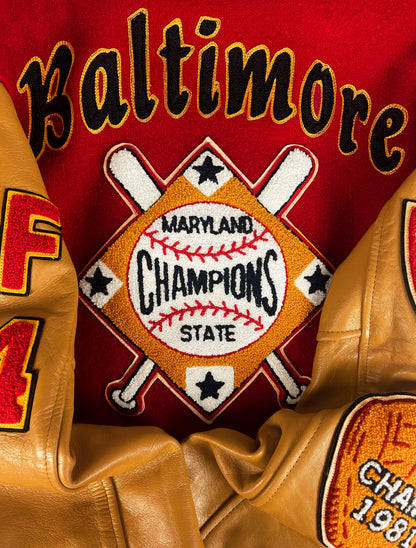 Style Eyes Baltimore All Stars Baseball Varsity Jacket