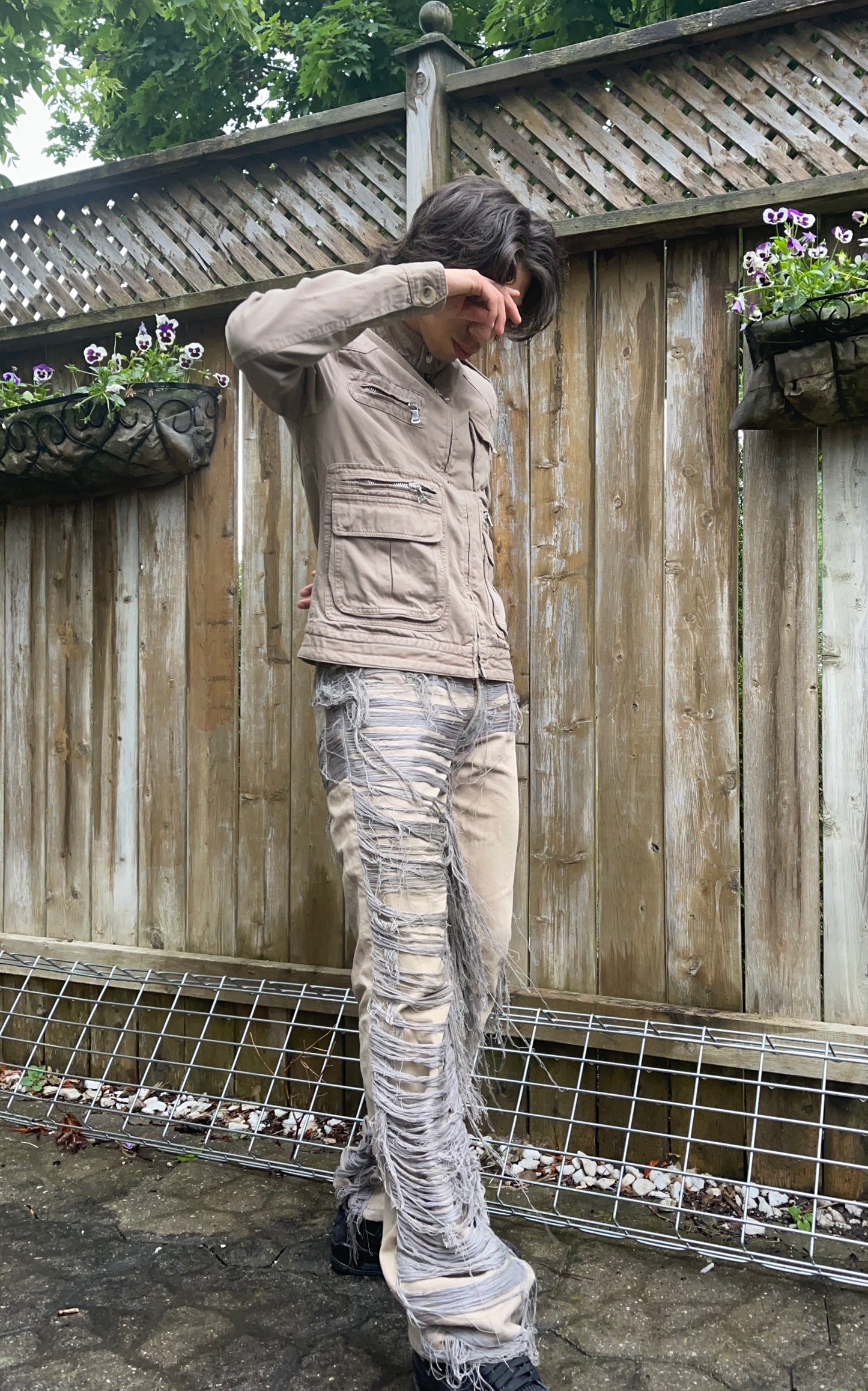 AW2007 Mihara Yasuhiro Mummy Distressed Denim