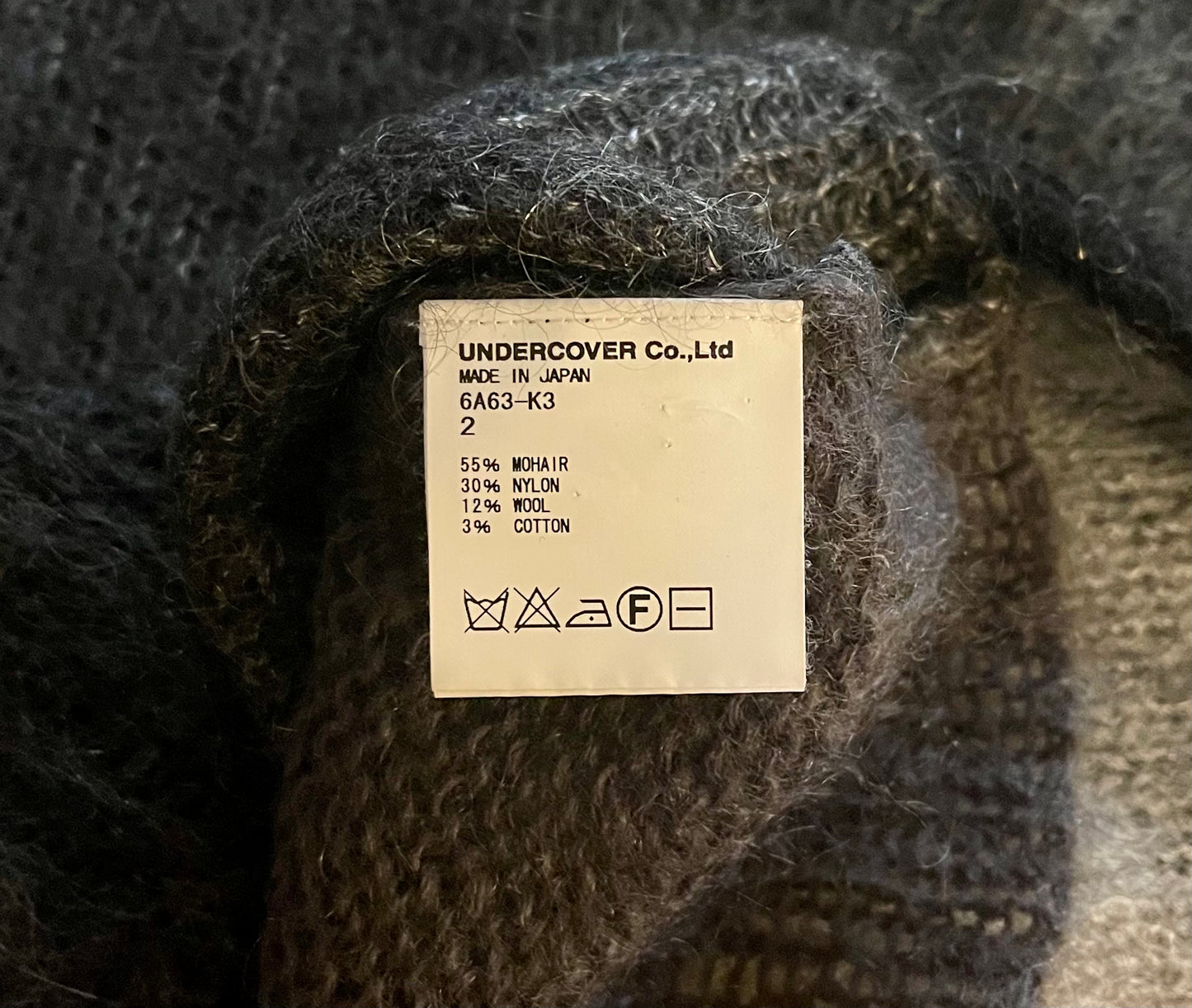 AW2002 Undercover Witches Cell Division Mohair Sweater