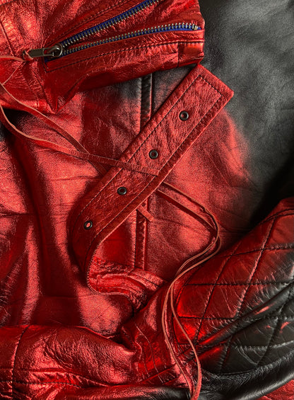 SS2017 Haider Ackermann 1/1 Spray Painted Runway Moto-Biker Jacket