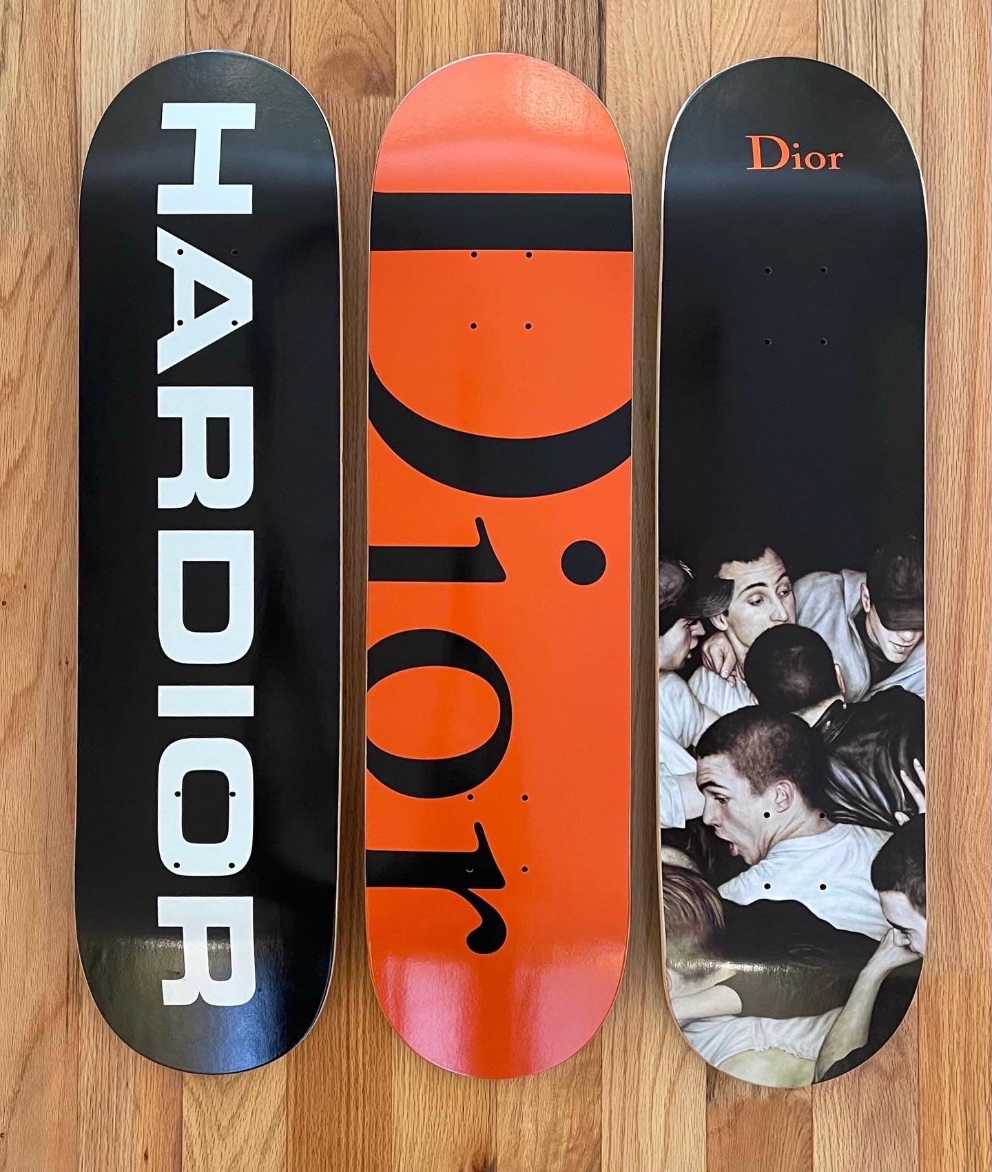 AW2017 Dior x Dan Witz Complete Set of 3 Skate Decks