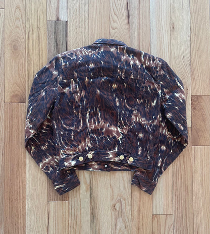 Vintage Jean Paul Gaultier Leopard Print Tied Jacket