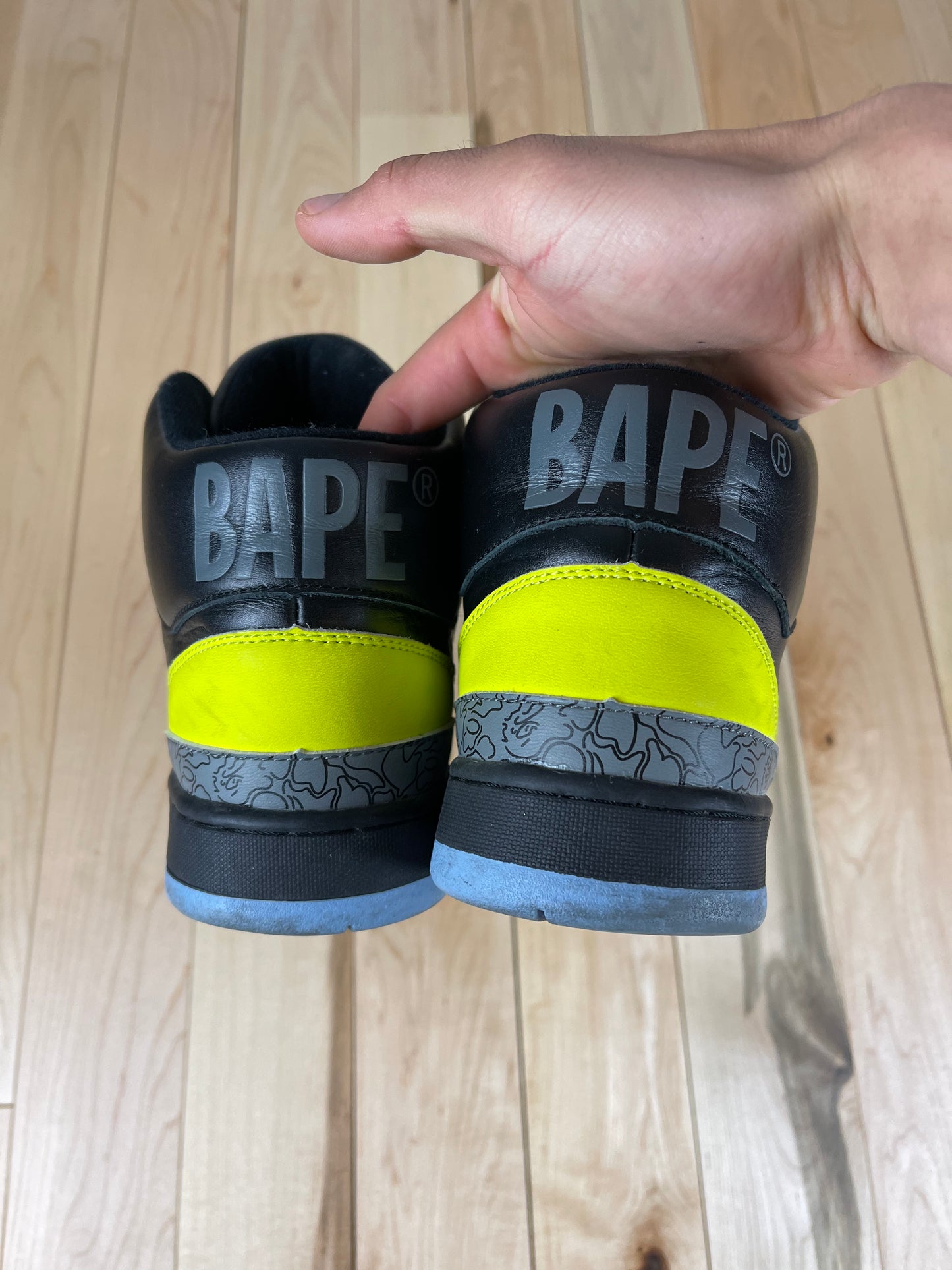 2012 Bape Cloudsta High Top Sneakers