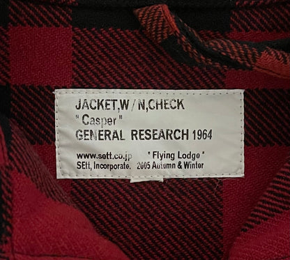AW2003 General Research Plaid 6 Pocket Jacket