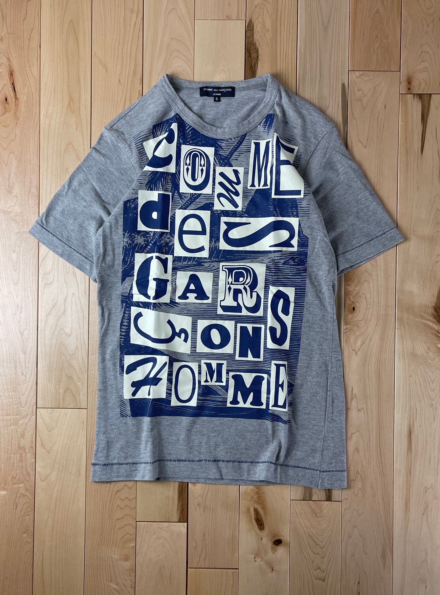 Comme Des Garcons Ransom Letter Graphic T-Shirt